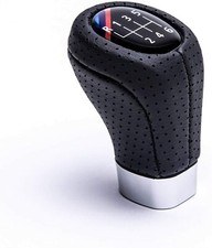 6-Speed Leather Gear Shift  Knob For BMW 3 5 6 Series E46 E60 E62 E83 E91 UK