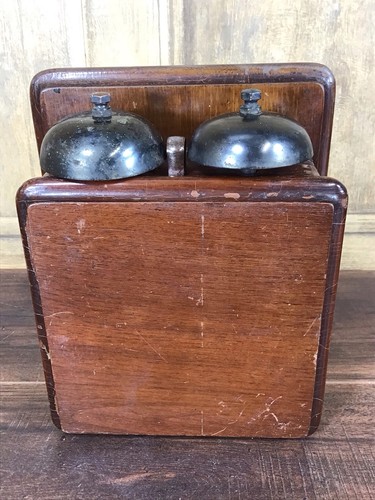 Vintage gpo wooden telephone - vintage,
