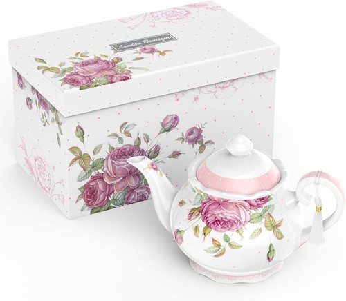 Vintage flora teapot 1300ml - flora,