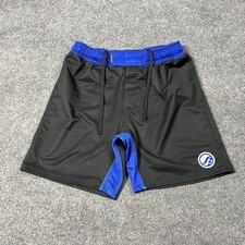 Shoyoroll Shorts Mens Large Black Blue Grappling MMA BJJ No Gi Made in USA