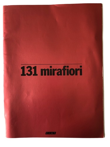 Fiat 131 mirafiori car - 131, sales
