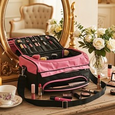 Large Pro Hairdressing Hair Stylist Beauty Bag Salon Equipment Tool Carry Case