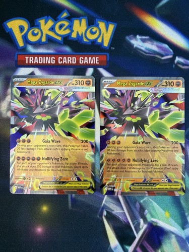 Pokémon tcg mega - zygarde, ex