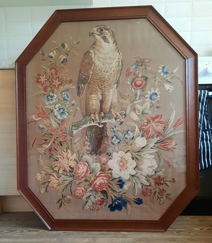 Large framed antique victorian - framed,