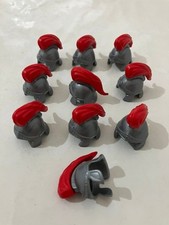 Playmobil Exclusive 10 Roman lot bid now accessories Figures Helmets Red Feather