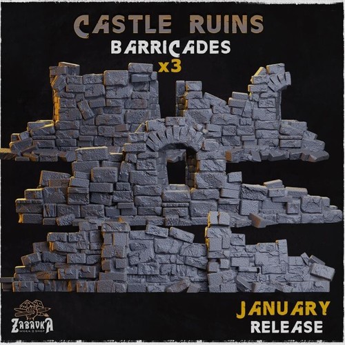 Barricades for wargames 28mm