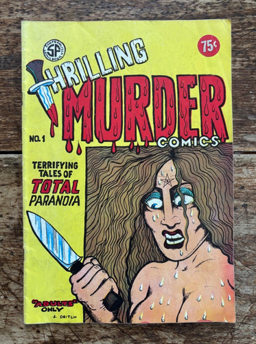 Thrilling murder comics san - murder,