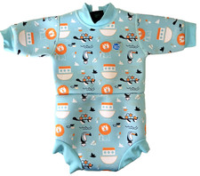 Baby Splash About Wetsuit 3-8 Mths Warm In One Neoprene Suit Long Sleeve UPF 50+