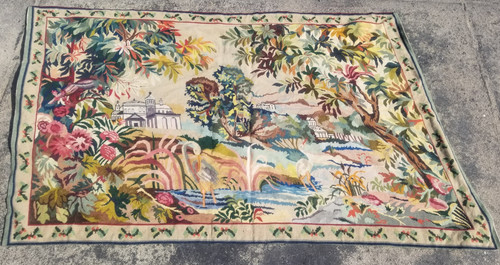 Vintage french needlepoint - vintage,