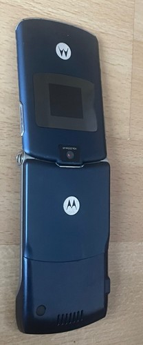 Blue motorola razr mobile - blue, v3