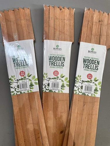 Garden gardeners dark wood - 3x,