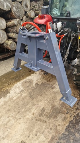 Forestry tractor timber crane - tractor,