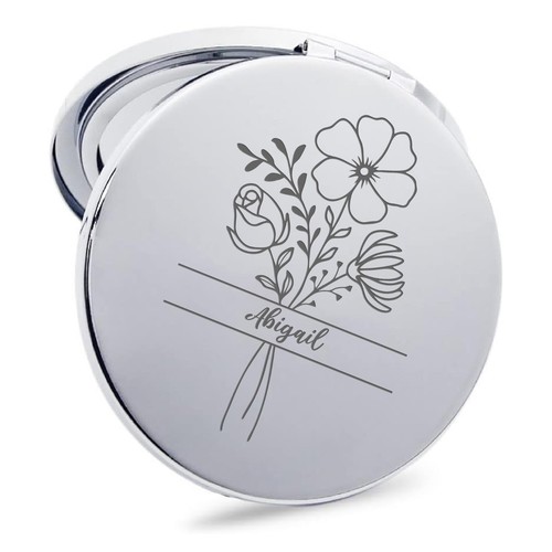 Personalised compact mirror - compact,