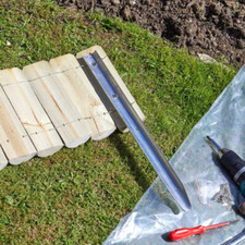 Lawn Edging Support Log Roll