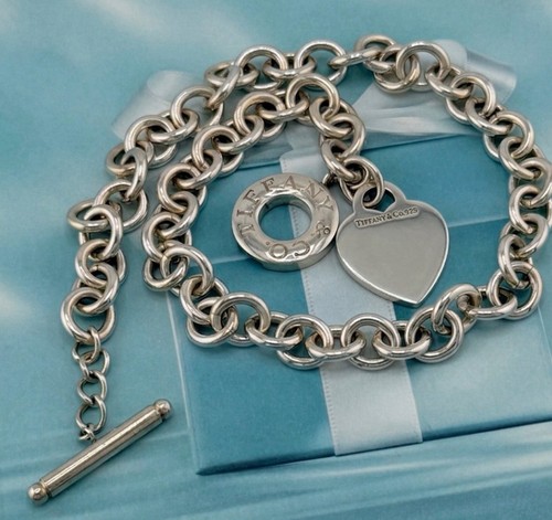Tiffany blank heart - &, tag