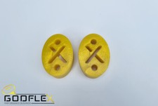 Mazda RX8 Exhaust Mount Hanger Bushes PAIR For 03-12 Uprated Rigid Poly Rubber