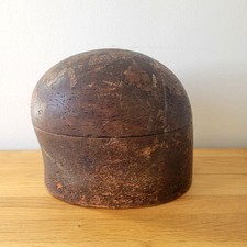 Antique Wooden Millinery Hat