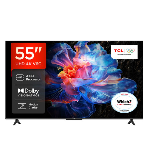 Tcl 55v6c 4k hdr smart - 55",