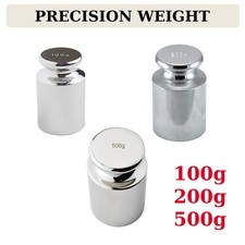 100g-500g Silver Plated Precision Calibration Weights Set Digital Pocket Scales