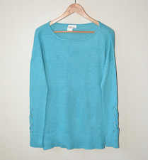 EX H & M TURQUIOSE TIGHT KNIT