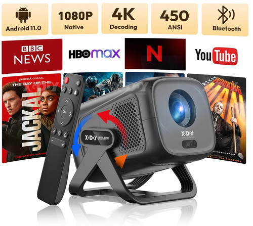 Smart projector android - 4k,