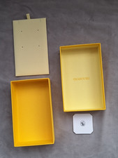 Swarovski Rectangle Earrings Gift Box Packaging Empty