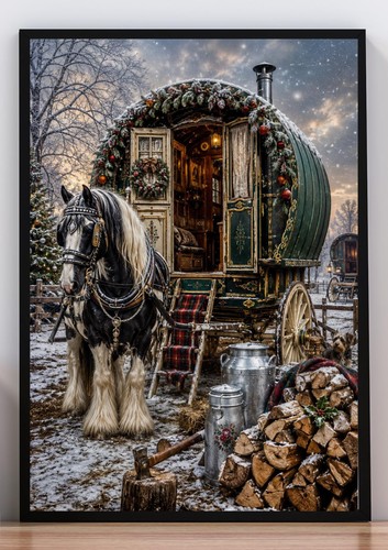 Winter gypsy print - gypsy,