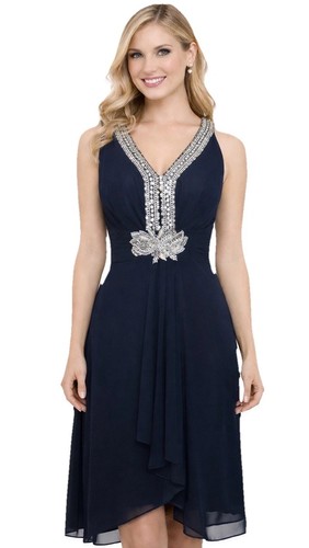 Monsoon dress navy blue - monsoon,