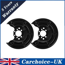 2x Rear Brake Disc Back Plates