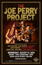 The Joe Perry Project 2025 concert poster