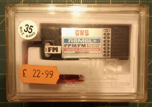 Receiver gws r8msl 35mhz 8 - 35mhz,