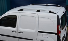 Aluminium Roof Rack Rails Side Bars Set To Fit SWB Renault Kangoo (2008+)