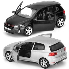 1:36 Scale VW Golf 6 Alloy Diecast Cars Model Toy High Simulation Metal Body Doo