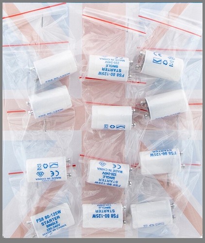 White fluorescent starter - fluorescent,