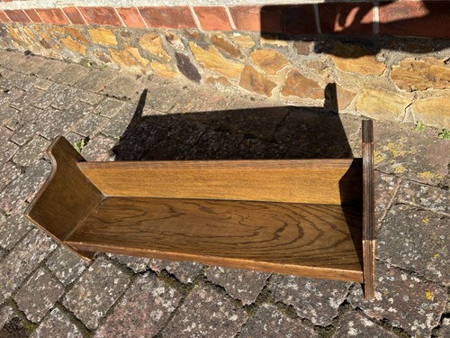 Antique oak book trough - antique,