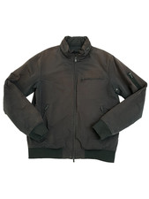 Armani Jeans Men's Navy Nylon Bomber Jacket Size UK M