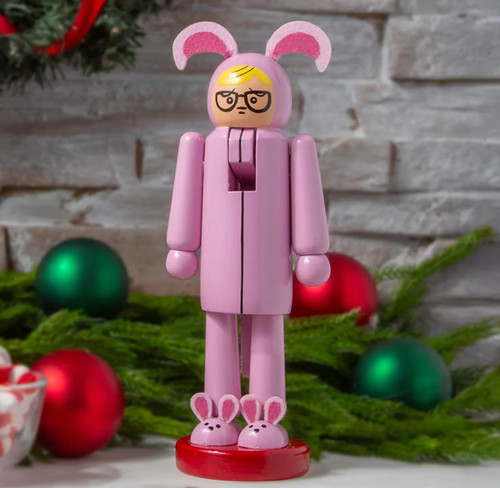 5 bunny suit - suit, wooden