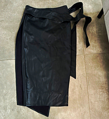 Never fully dressed black faux - fully,