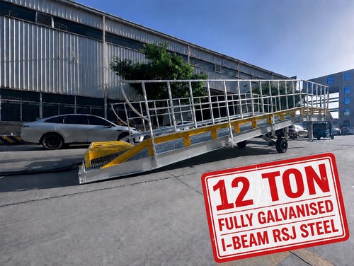 Galvanised container lorry - container, /