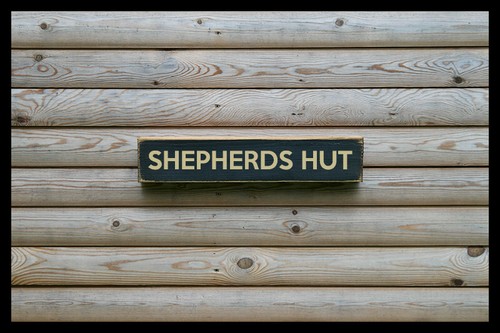 Shepherds hut vintage style - hut,