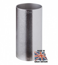 Spirit Thimble Measure Stainless Steel Shot Wine 25 35 50 70 125 175 250ml CE