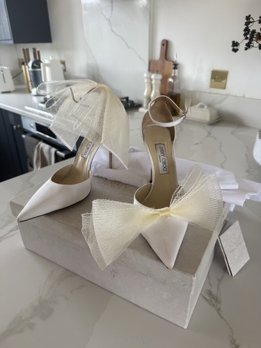 Jimmy choo averly white bow - choo,