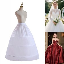 3-Hoops Petticoat White
