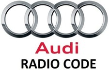 AUDI CODE for RADIO decoding RNS-E Navigation Concert Chorus SAFE REMOTE