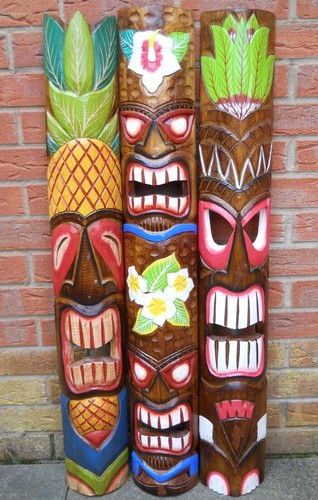 New design carving wooden - wooden, tiki