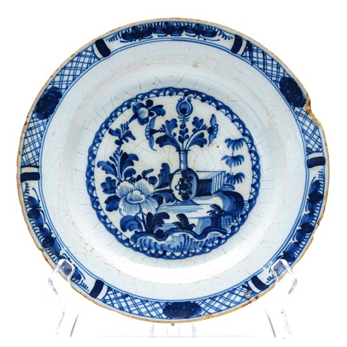English delftware plate - english,