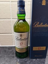 ballantines 17 year old blend empty bottle and box