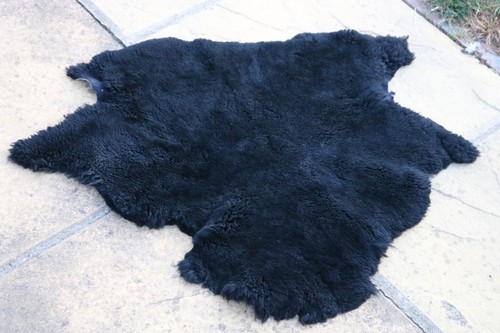 Genuine real sheepskin rug - sheepskin,