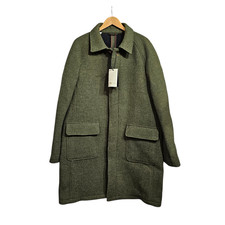 Barbour Mens Tweed Coat Green