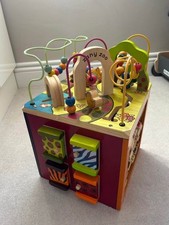 Zany Zoo Activity Cube Wooden